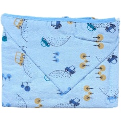 Toalha de Banho Felpuda Karinho com Capuz Estampada 90 x 70 cm