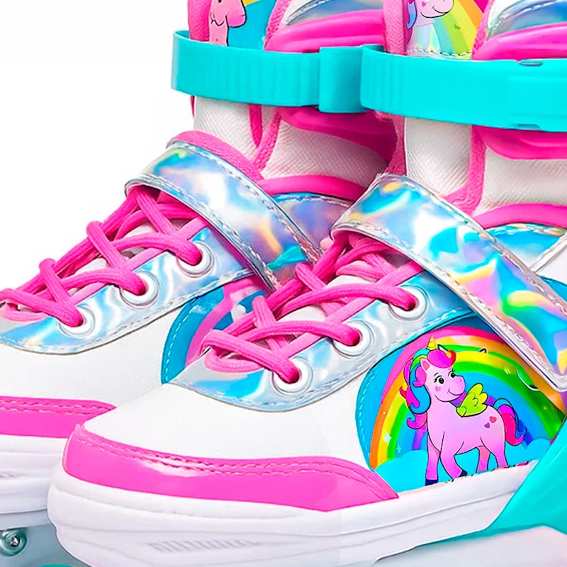 Patins Roller Ajustável Unicórnio 4