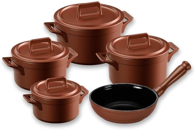 Jogo de Panelas de Cerâmica Clear+ 5 Peças Indução 1