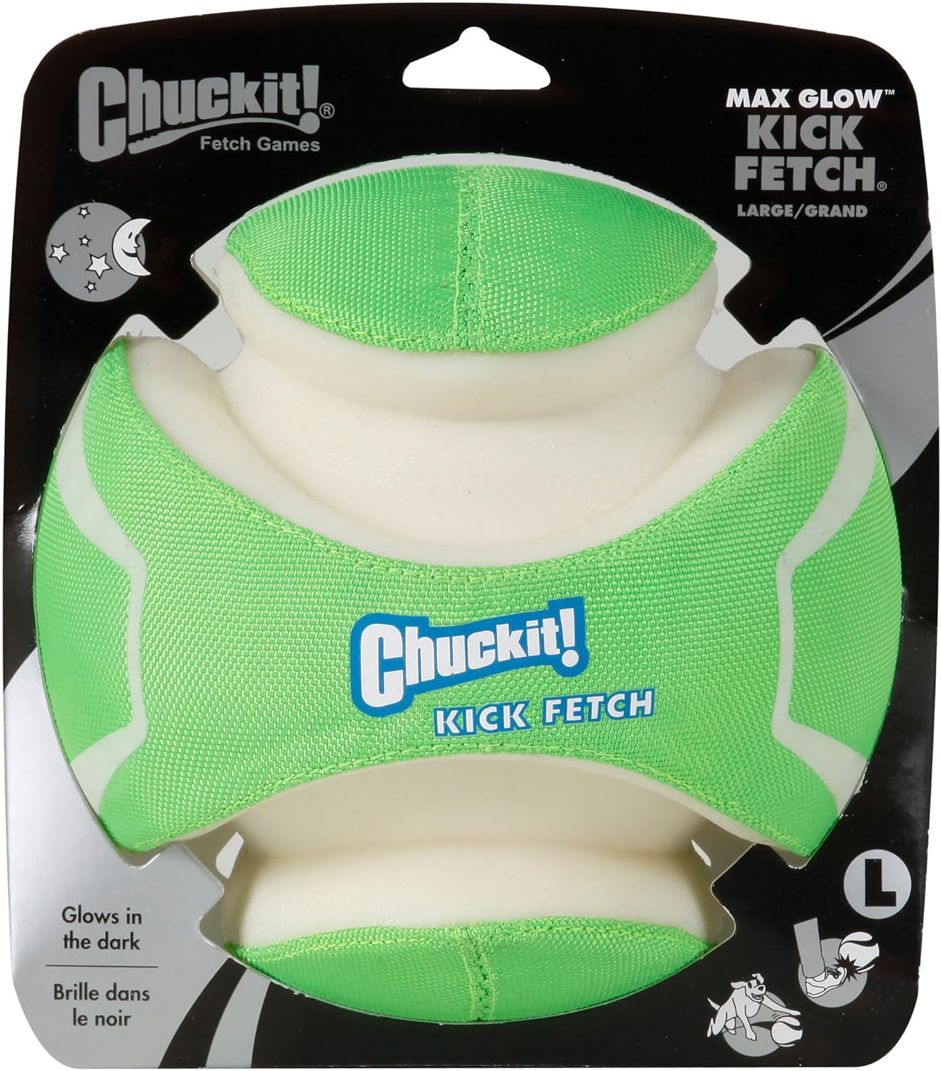 Bola Chuckit! Kick Fetch Max Glow 5