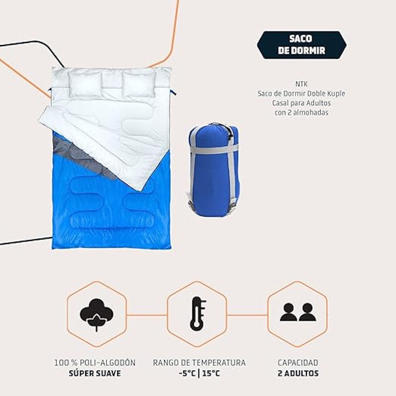 Saco de Dormir Kuple Casal 3