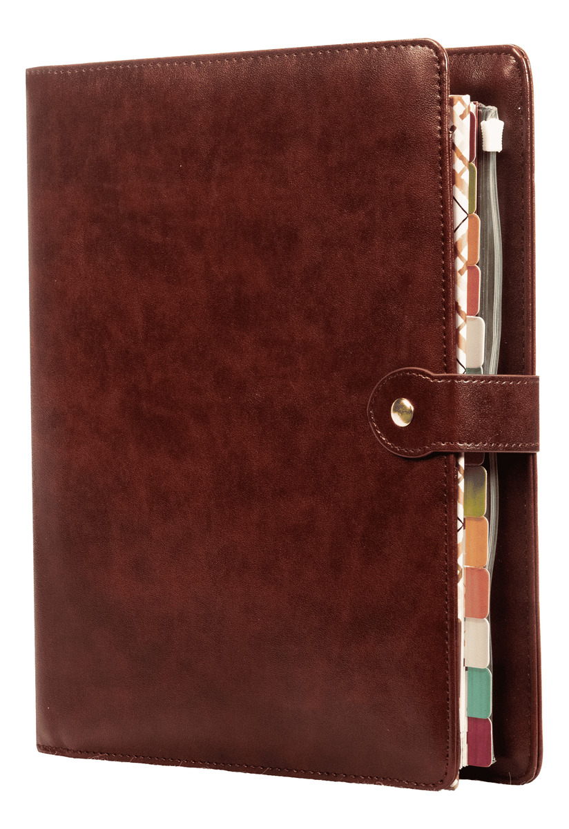 Planner de Couro sem Data Meu Plano Perfeito 4