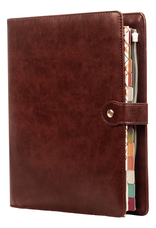 Planner de Couro sem Data Meu Plano Perfeito 4