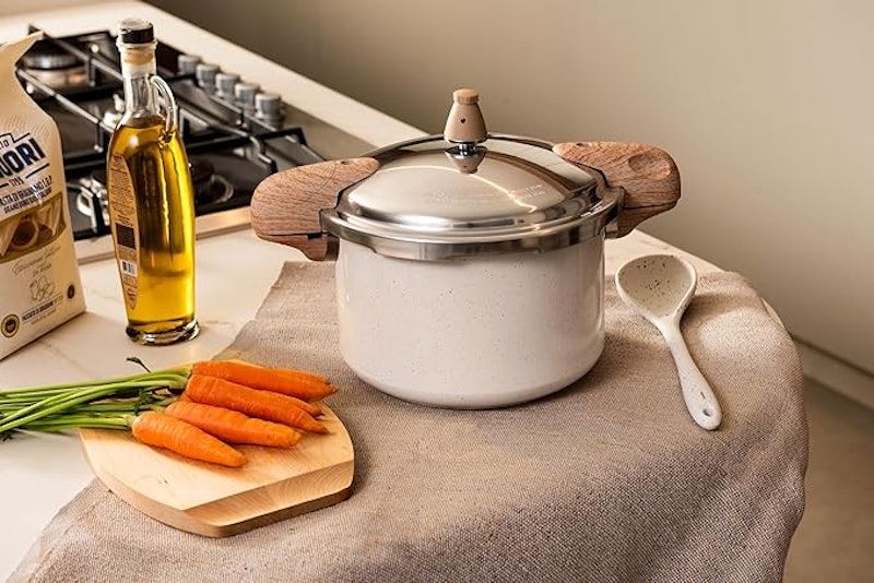 Panela de Pressão Indução Brinox Antiaderente Ceramic Life Pressure 3