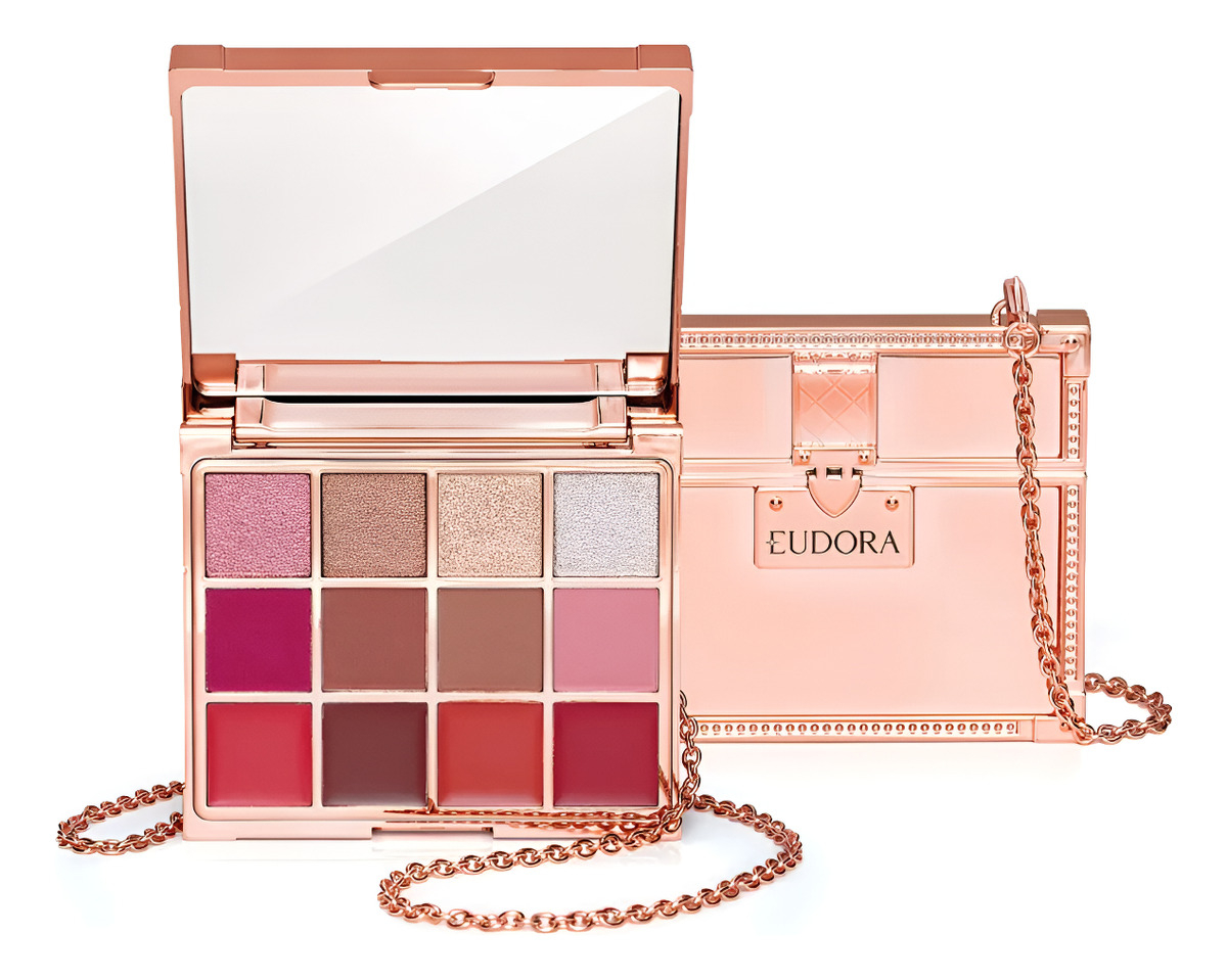 Paleta Multifuncional Clutch Metals Rosé Eudora Make 1