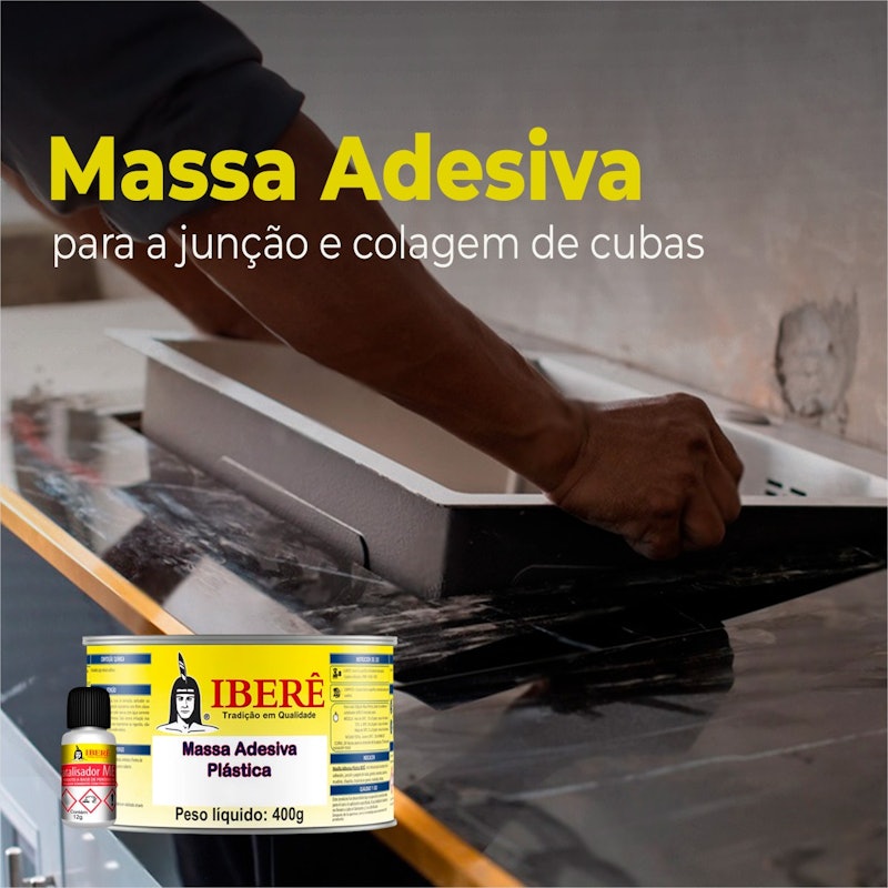Massa Adesiva Plástica Iberê 4