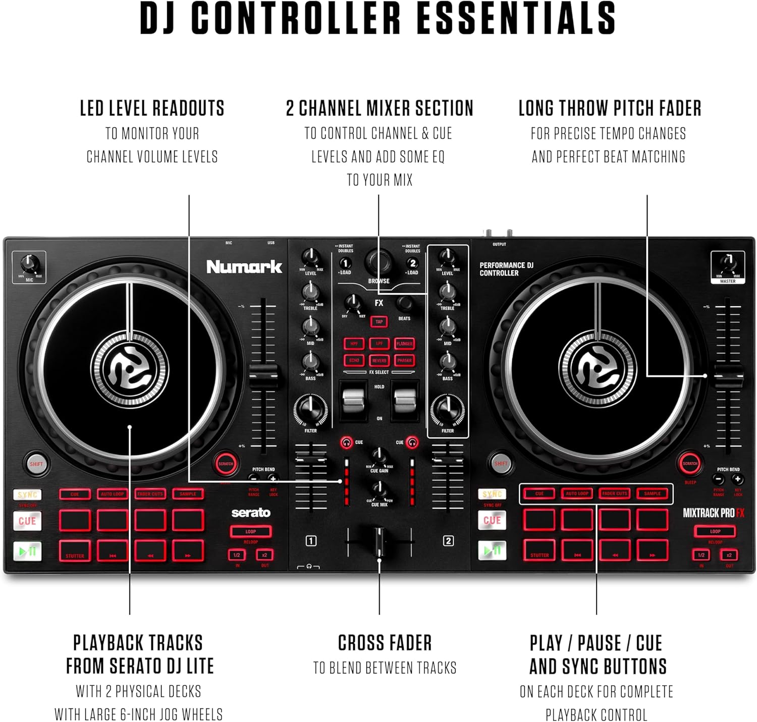 Controlador DJ Mixtrack Pro FX 3