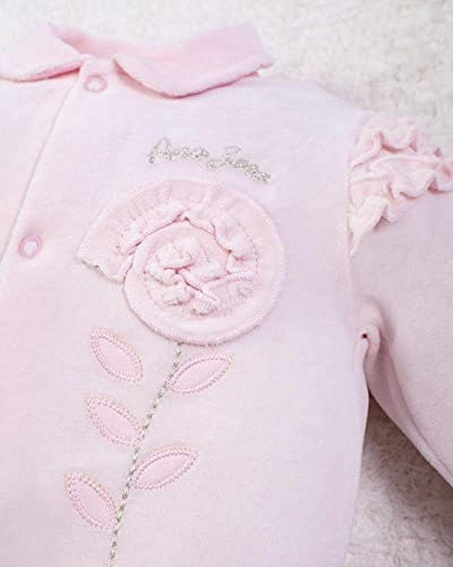 Saída Maternidade Plush Flor Aplicada 4