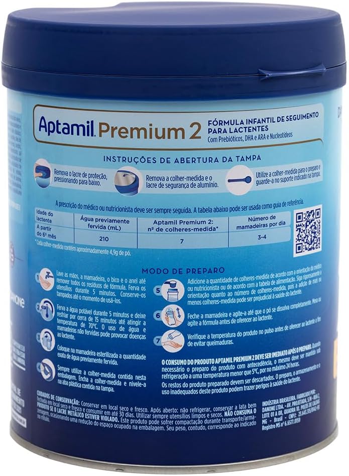 Fórmula Infantil: Aptamil Premium 2 - 800 g - 6-12 meses 2