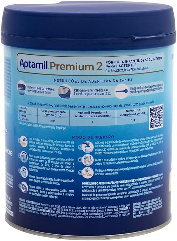 Fórmula Infantil: Aptamil Premium 2 - 800 g - 6-12 meses 2