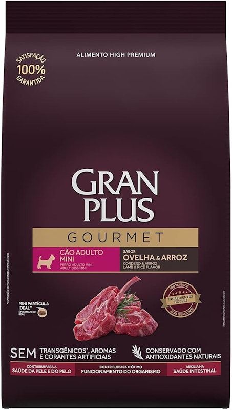 Alimento Seco Cão Adulto Mini e Pequeno Sabor Ovelha e Arroz 1