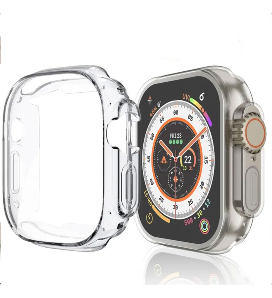 Capa Transparente Silicone Compatível Apple Watch 2