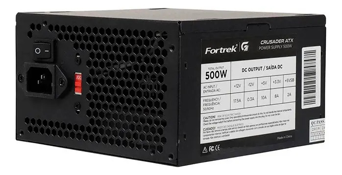 Fonte Gamer ATX Fortrek Crusader 500 W 4