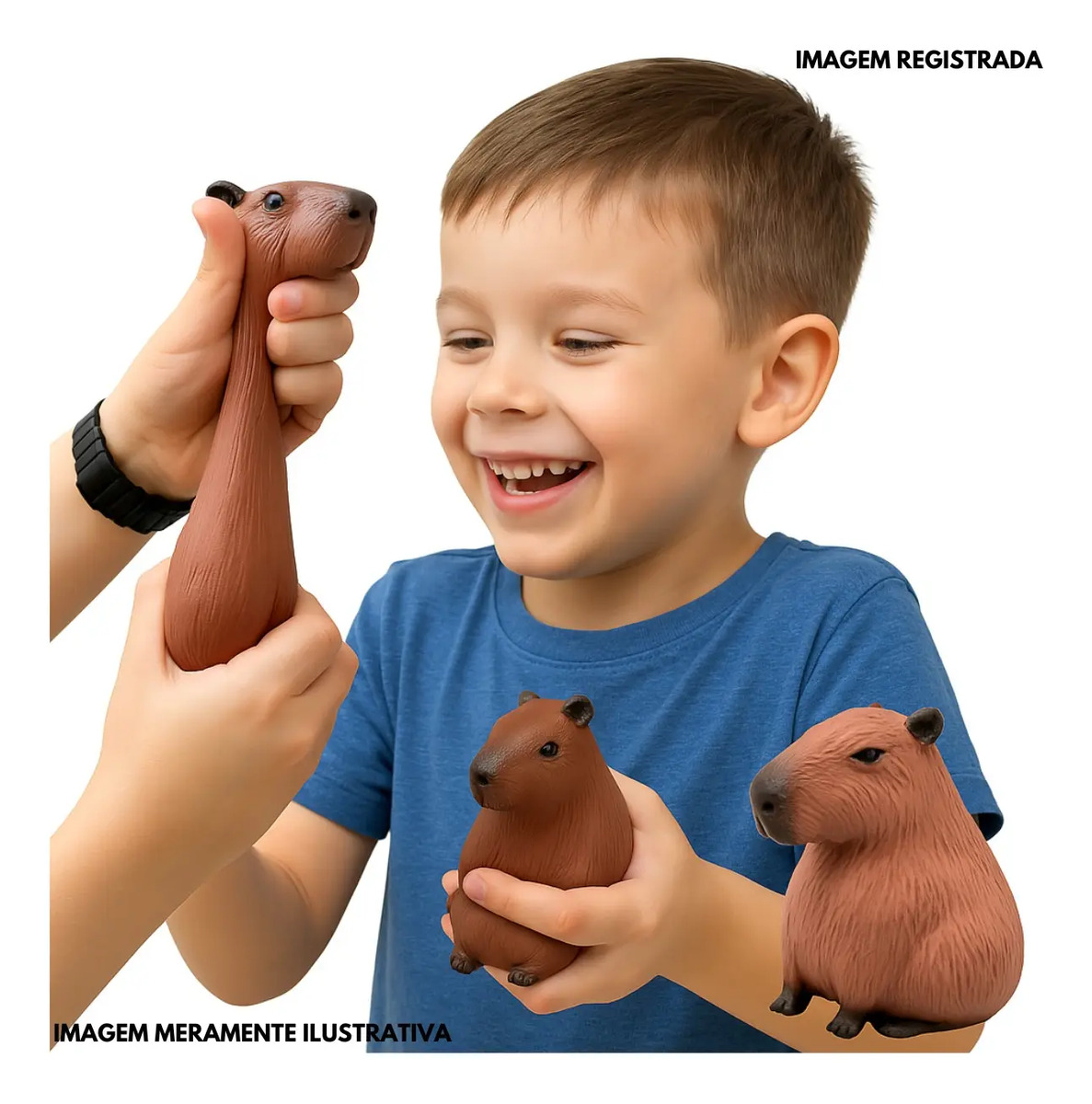 Capivara Squishy Anti Stress Brinquedo Sensorial 3