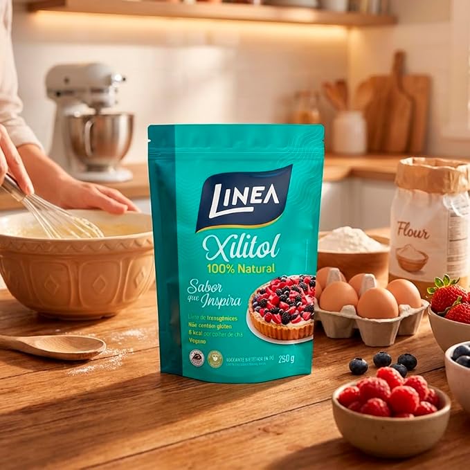 Adoçante Culinário em Pó Xilitol Linea de 250 g 3