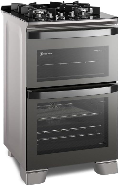 Fogão 4 Bocas Electrolux Cinza Expert 2 Fornos 2