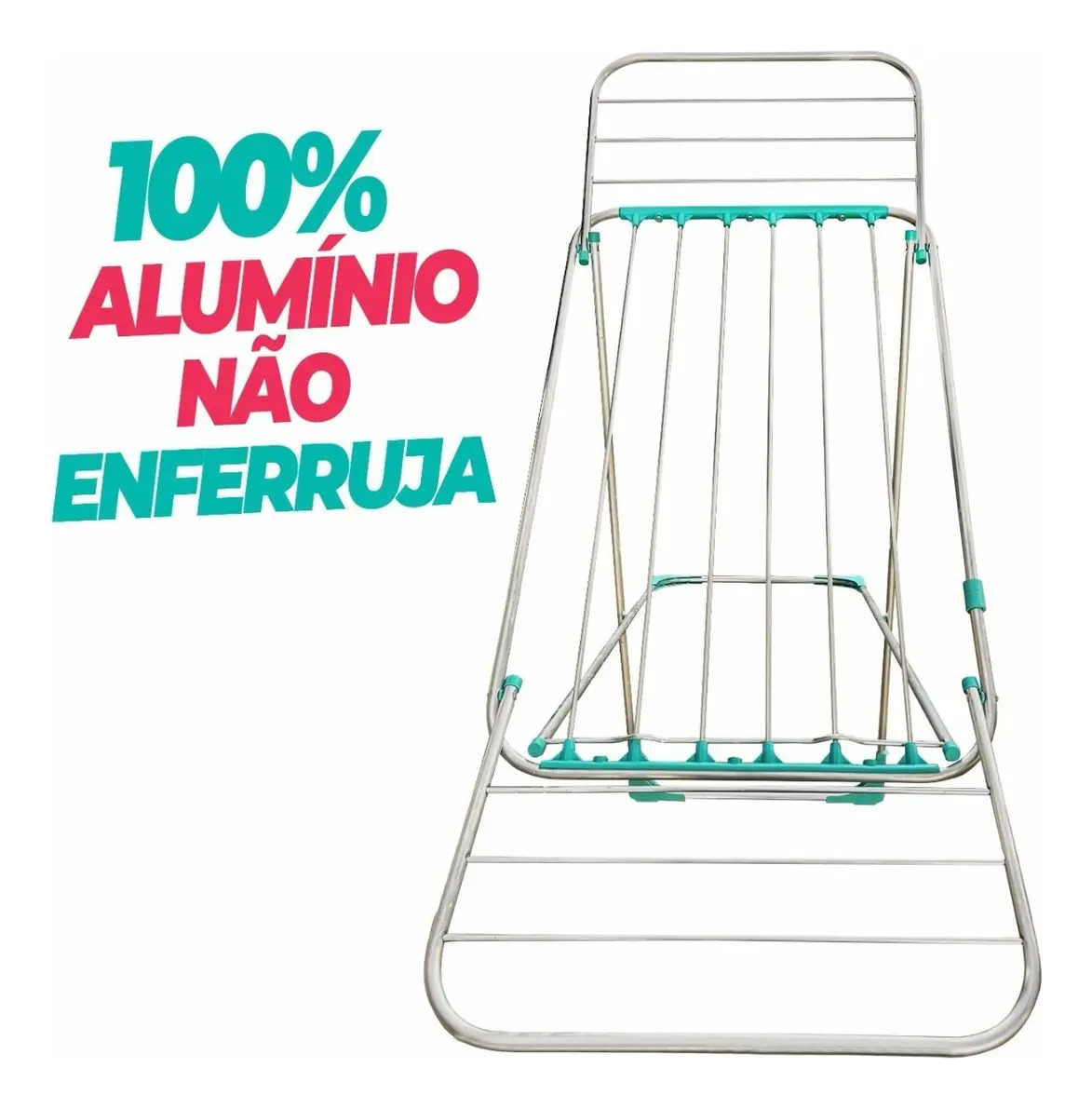 Varal de Chão Alumínio 2