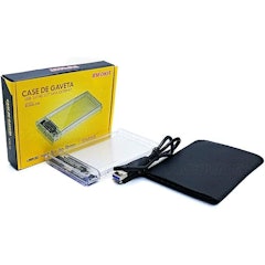 Case de Gaveta USB 3.0 para HD 2,5" SATA III