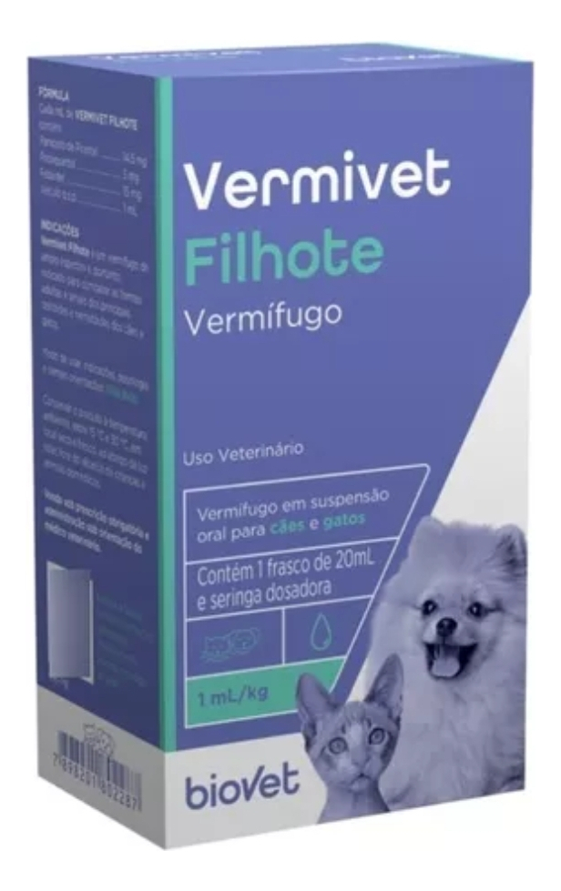 Vermífugo Vermivet Filhote 1