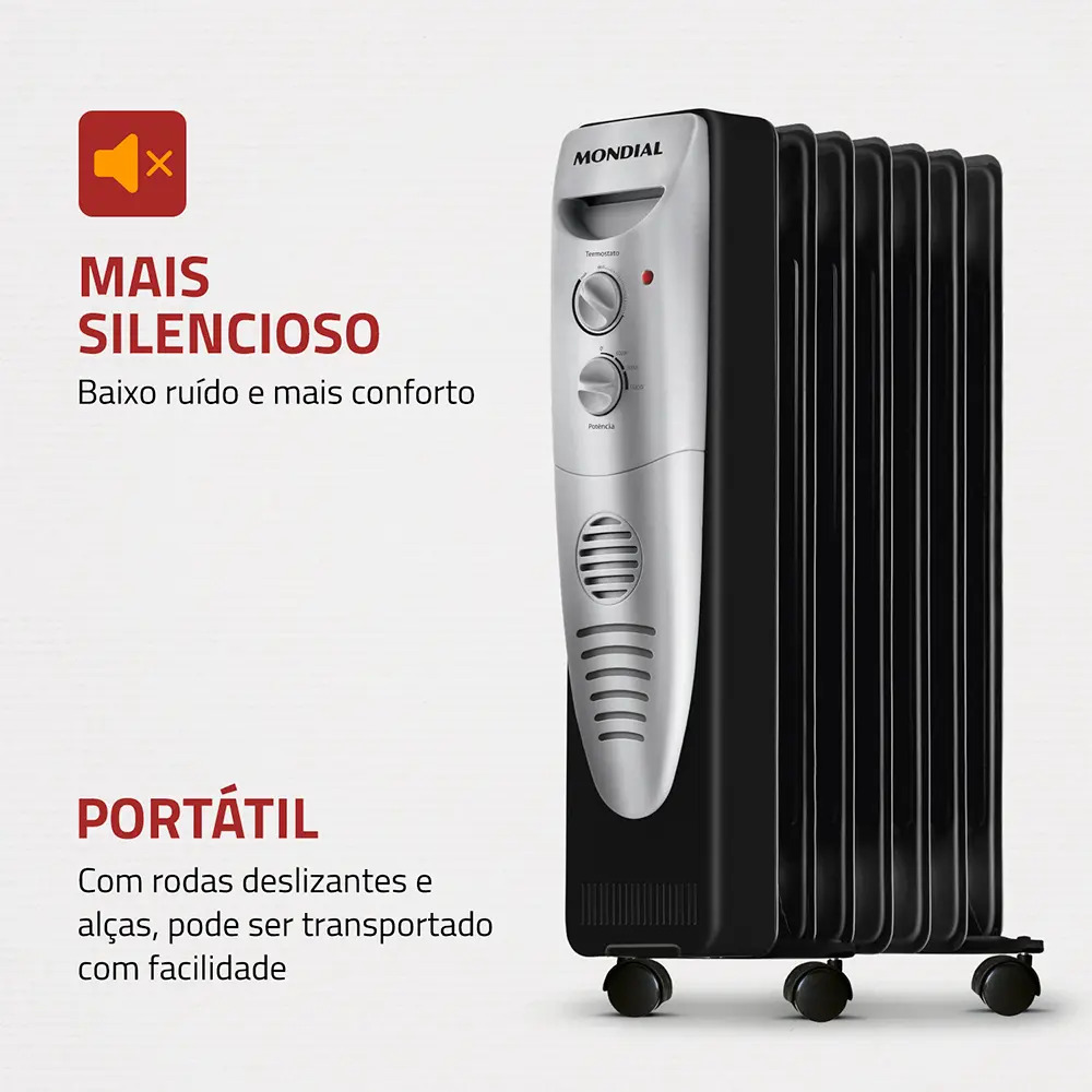 Aquecedor a Óleo Mondial 1500 W 4