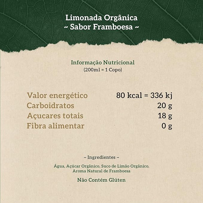Limonada Orgânica com Framboesa 2