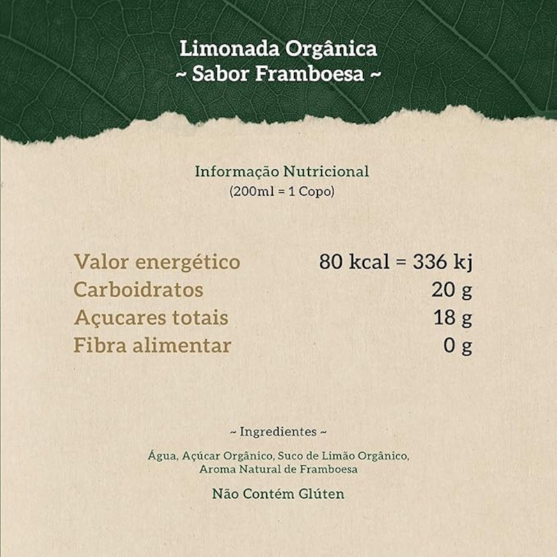 Limonada Orgânica com Framboesa 2