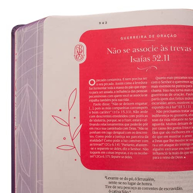 A Bíblia da Mulher que Ora: Expandida Roxa 3
