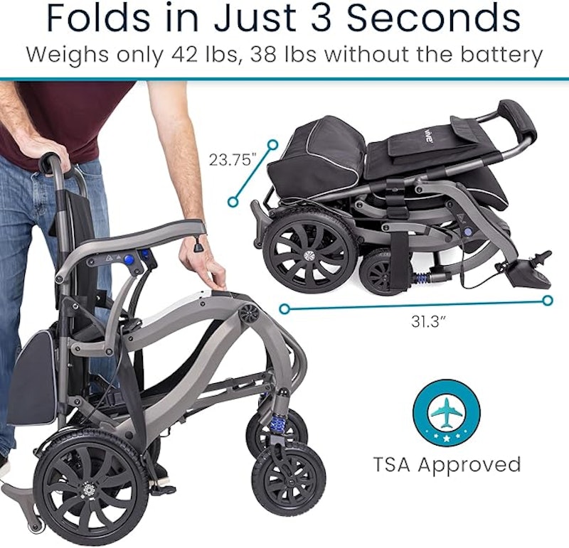 Cadeira de Rodas Elétrica Vive Mobility 3