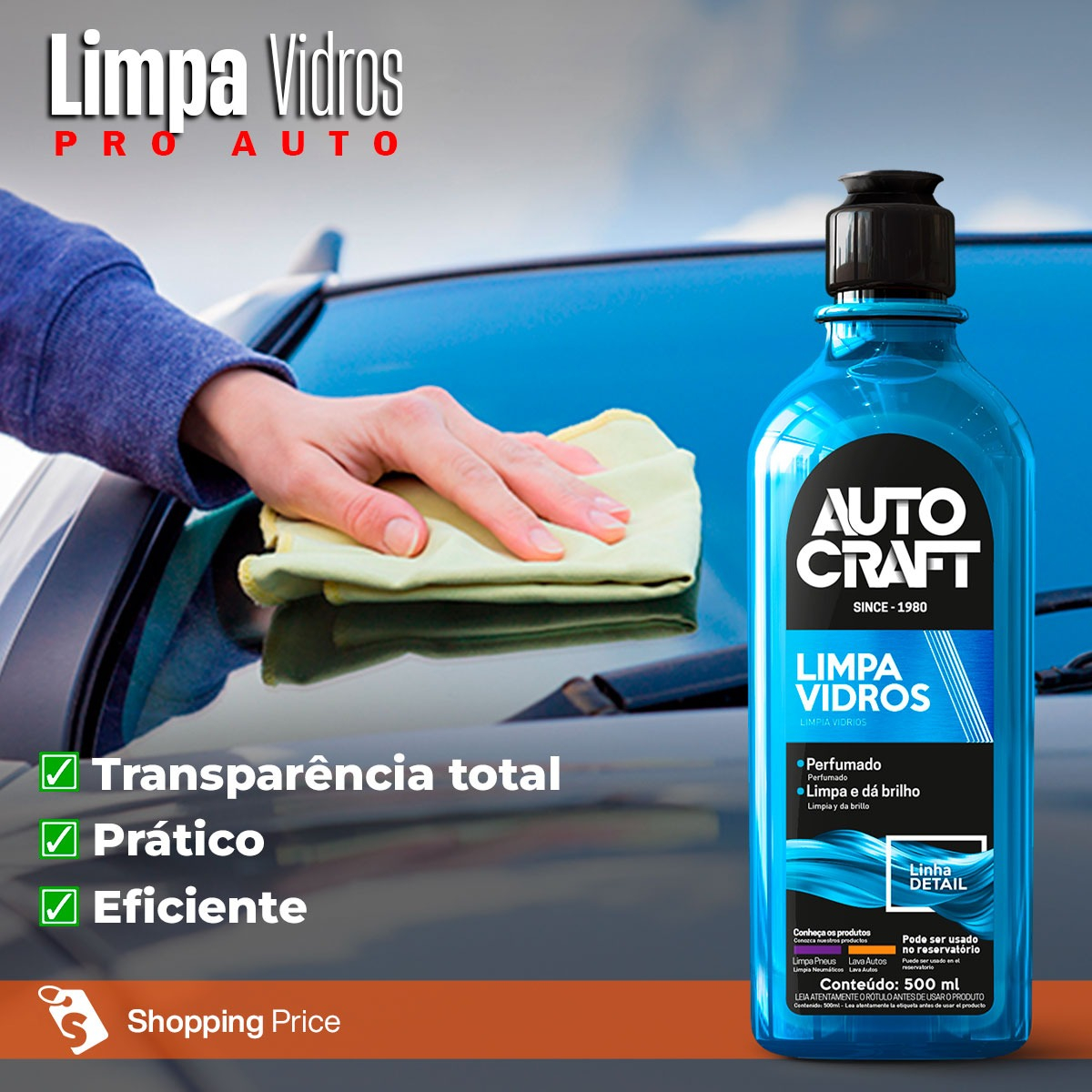 Autocraft Limpa-Vidros 4