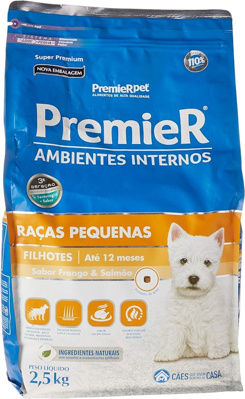 PremieR Ambientes Internos Cães Filhotes Porte Pequeno 1