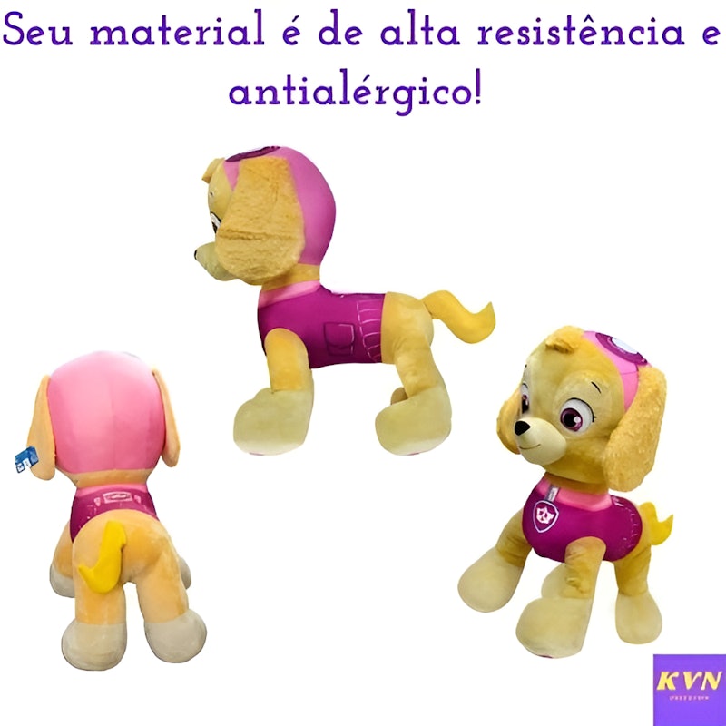 Patrulha Canina - Pelúcia de 30 cm - Skye 4