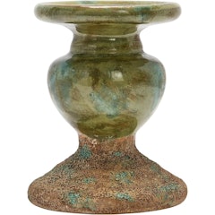 Castiçal de Terracota Escultural