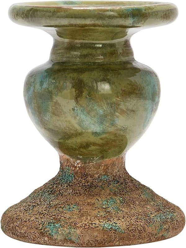 Castiçal de Terracota Escultural 1