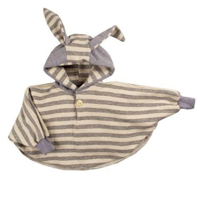Poncho Coelho Orelhudo Casaco Infantil  1