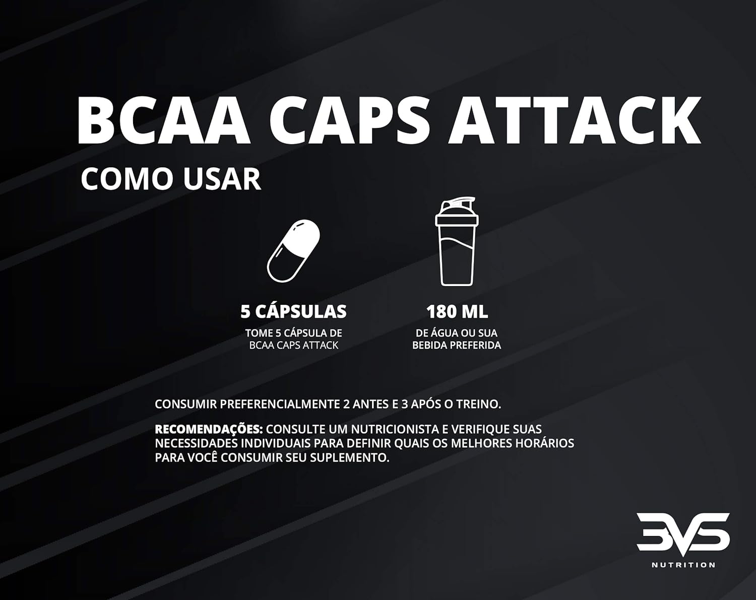 BCAA Caps Attack 3VS 4