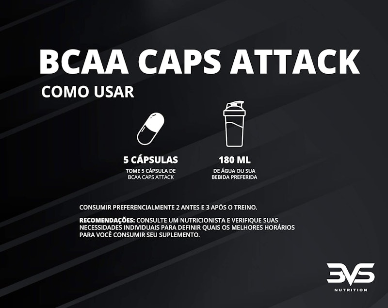 BCAA Caps Attack 3VS 4