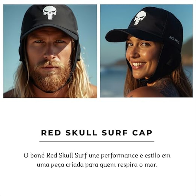 Boné Surf Cap Regulagem Proteção UV 3