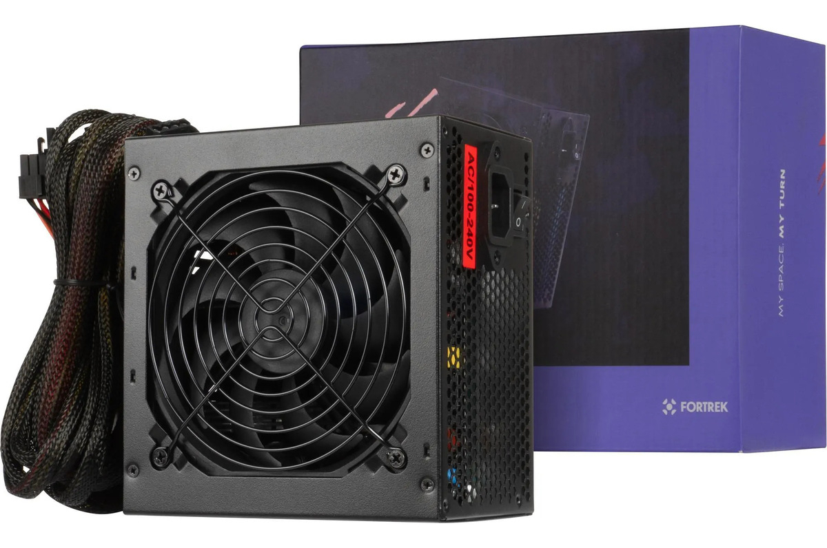 Fonte Gamer ATX Fortrek Black Hawk 500 W 80 Plus Bronze PFC Ativo 1