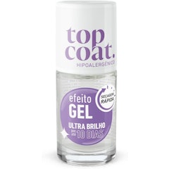 Top Coat Efeito Gel Hipoalergênico