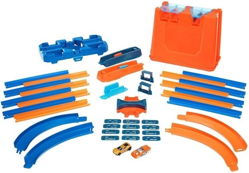 Pista Hot Wheels Track Builder Caixa de Acrobacias Deluxe 1