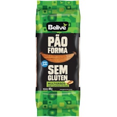Pão sem Glúten sem Lactose sem Leite Multigrãos Belive