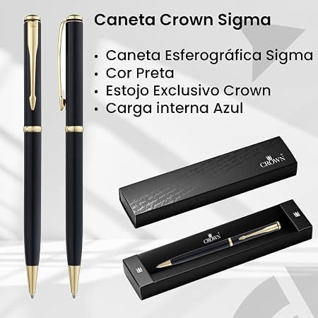Caneta Personalizada Metal Sigma Esferográfica 3