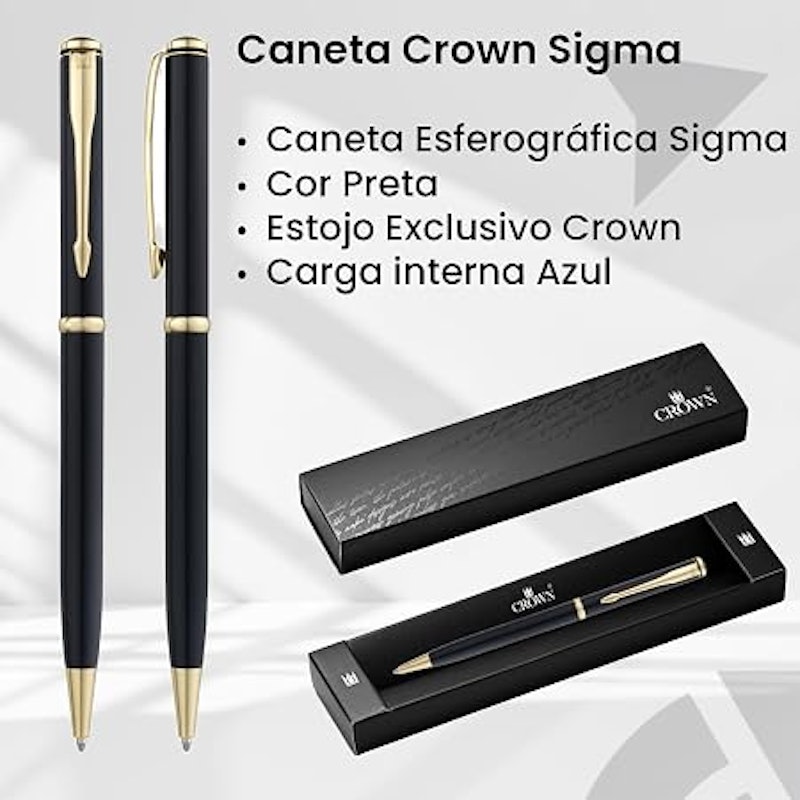 Caneta Personalizada Metal Sigma Esferográfica 3