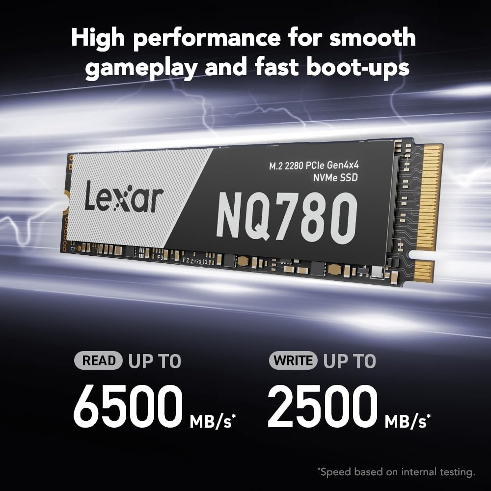 Lexar NQ780 M.2 2280 PCIe Gen 4x4 NVMe SSD 2