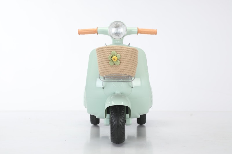 Scooter Banderetta Elétrica 6 V Banco Acolchoado Menta 4