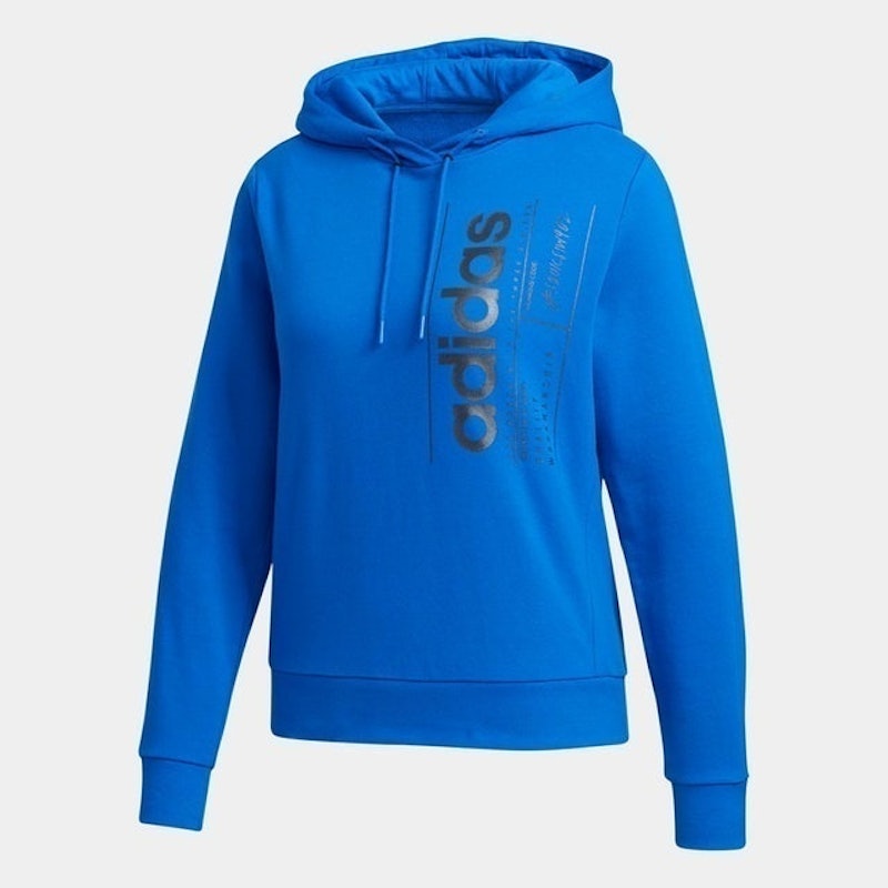 Moletom Adidas Feminino Brilliant Basics - Azul e Preto 1