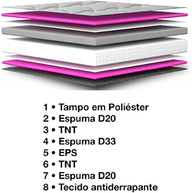 Colchão de Espuma Solteiro Millenium 4