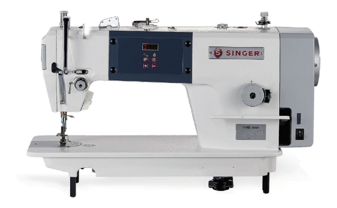 Máquina de Costura Reta Industrial com Bancada 1
