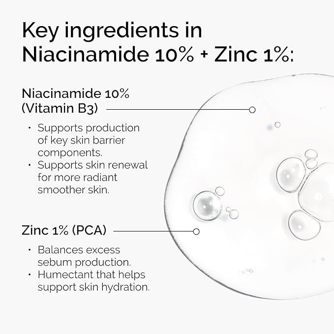 Niacinamide 10% + Zinc 1% - Clareador de Pele e Controle de Oleosidade 4