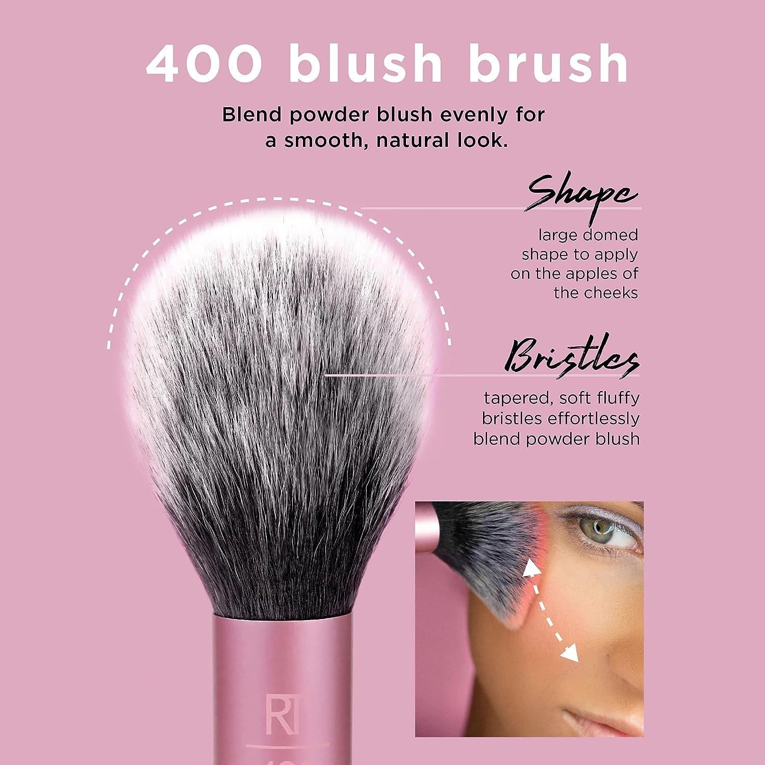 Pincel de Maquiagem Ultra Plush Blush 3